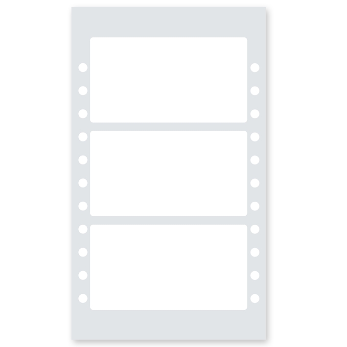 Adressfeldaufkleber blanko (3000 Stck.)