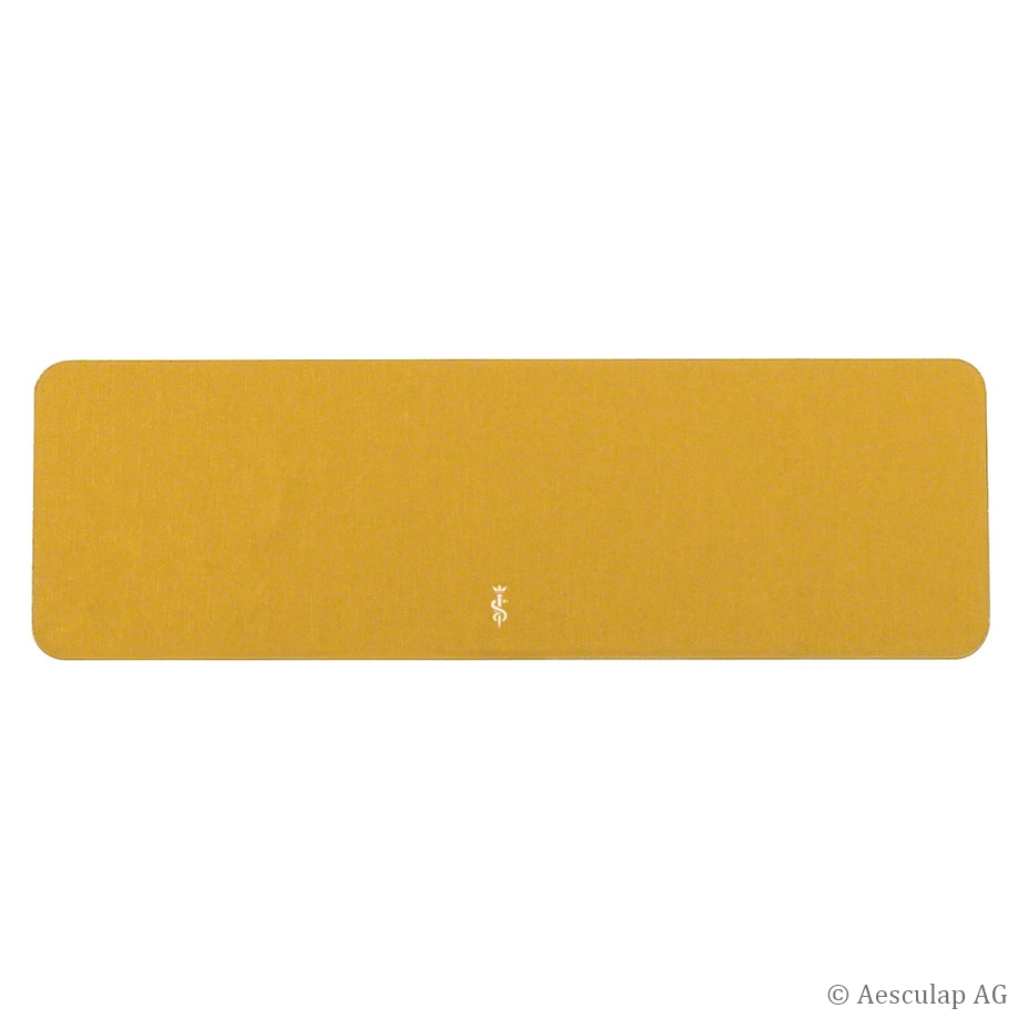 Kennzeichnungsschild, standard, Aluminium, gold,  56 x 18 mm