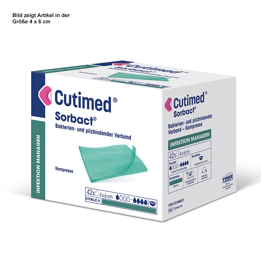 Cutimed Sorbact Kompressen,