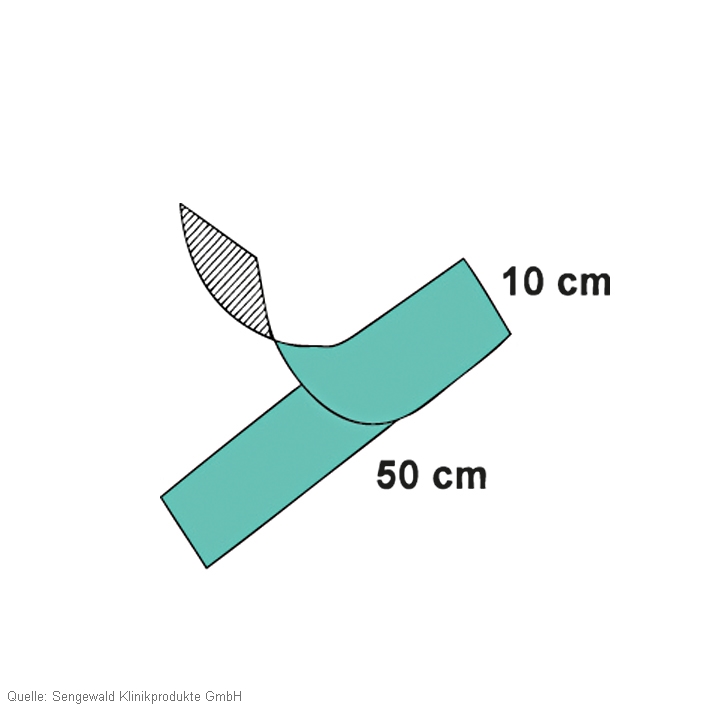 OP-Klebestreifen Standard steril, 10 x 50 cm