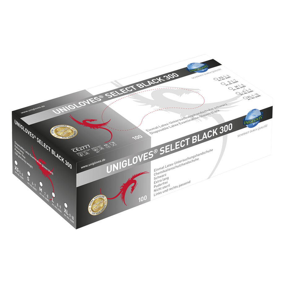 Select Black 300 U.-Handschuhe Gr. XL,