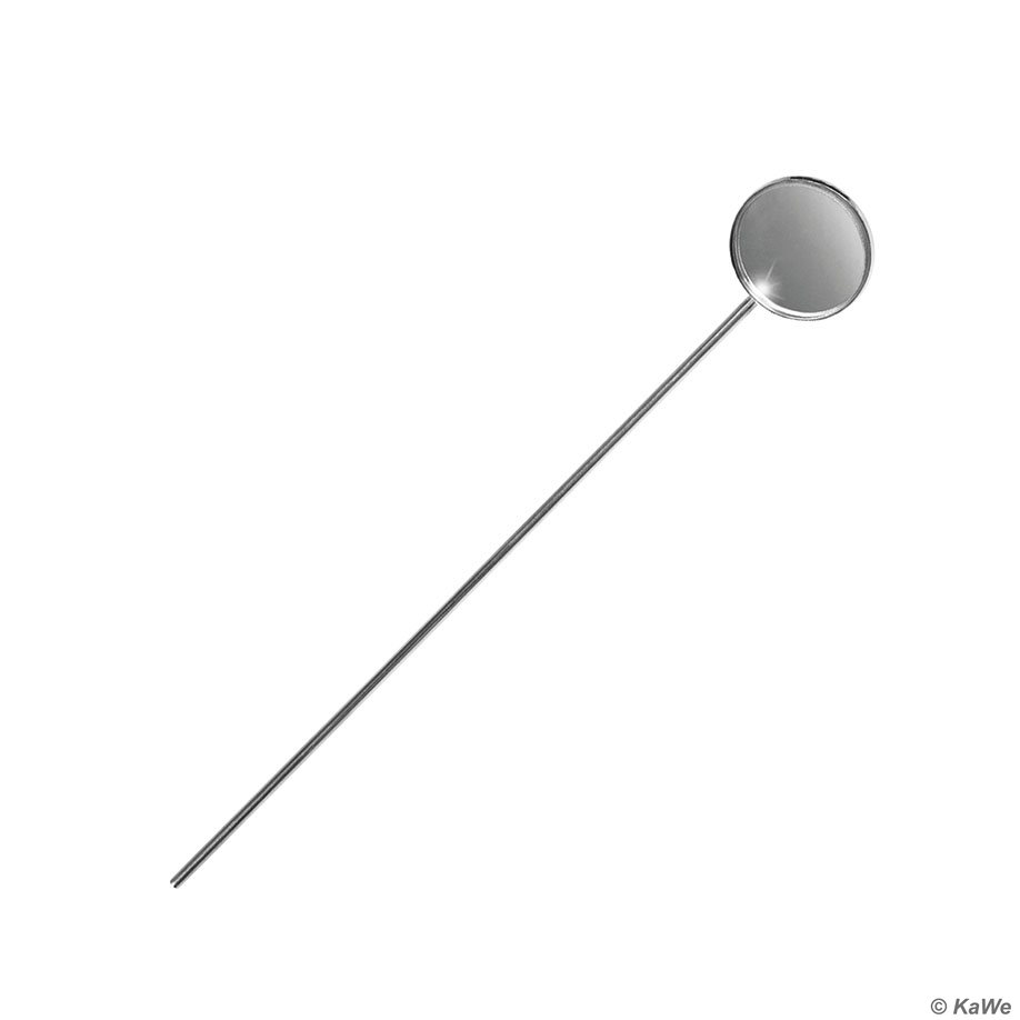 Kehlkopfspiegel Gr. 6, Ø 22 mm aus Metall