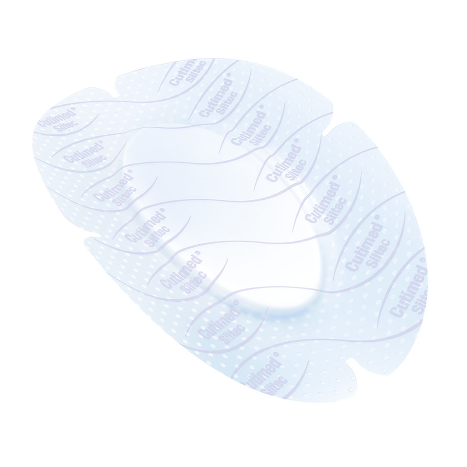 Cutimed Siltec B Schaumverband oval 10 x 7 cm, steril (12 Stck.)