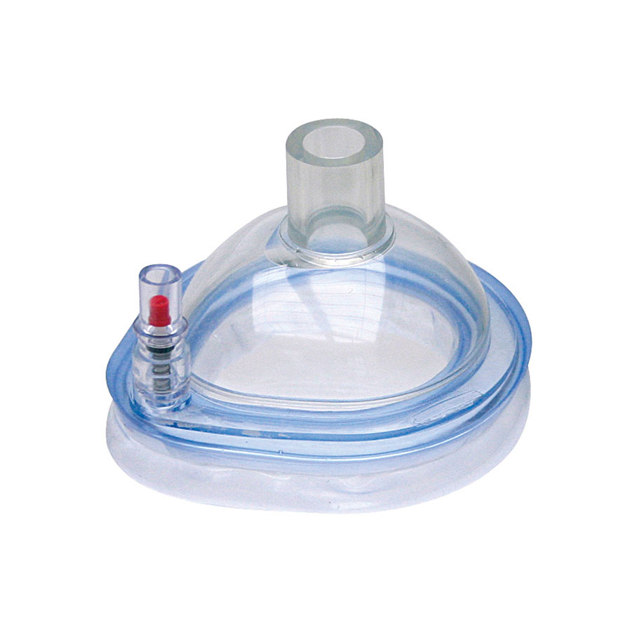 Einmal-Beatmungsmaske mit belüftbarem