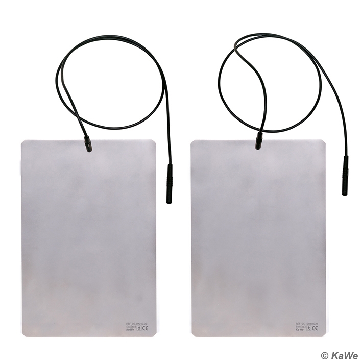 Elektroden-Platten inkl. Kabel