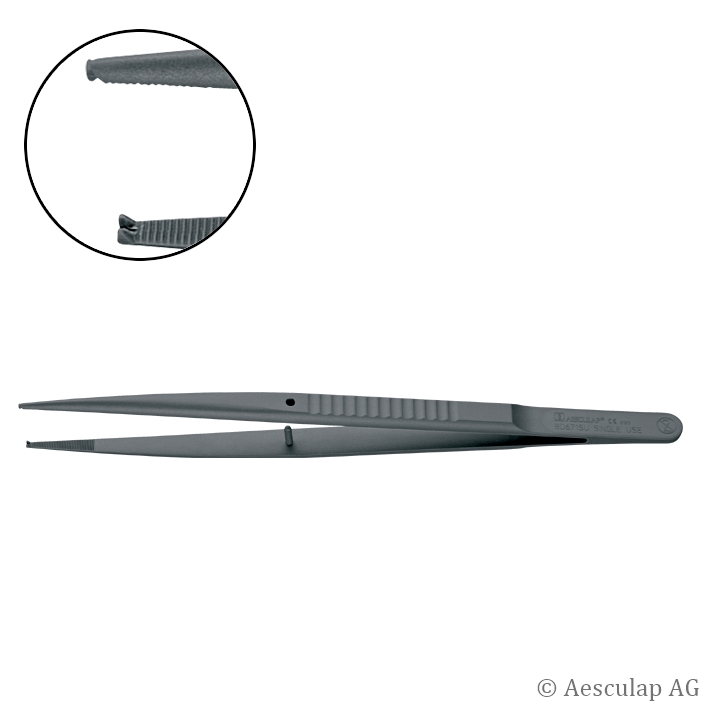 SUSI chir. Pinzetten Waughs, 1 x 2 Zähne