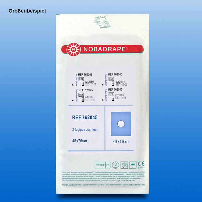 NOBADRAPE Abdecktücher mit Loch Ø 7 cm,
