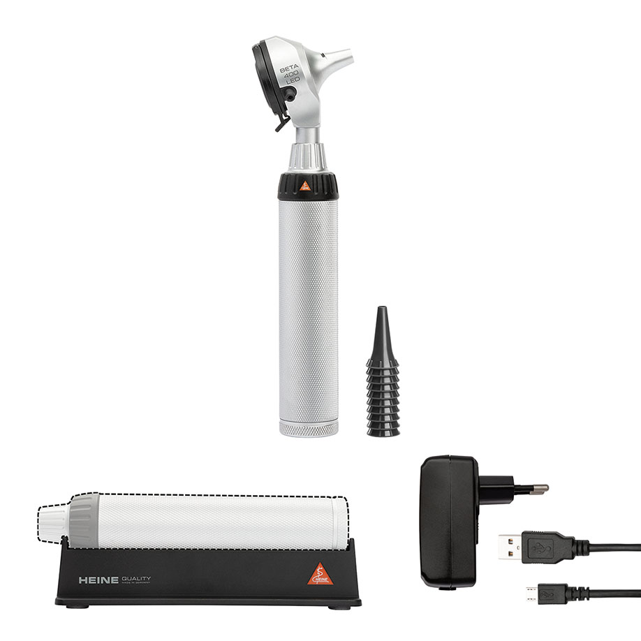 BETA 400 F.O. Otoskop-Kit LED