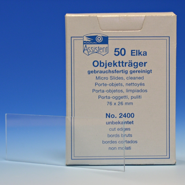 Objektträger Elka 76 x 26 mm (50 Stck.)