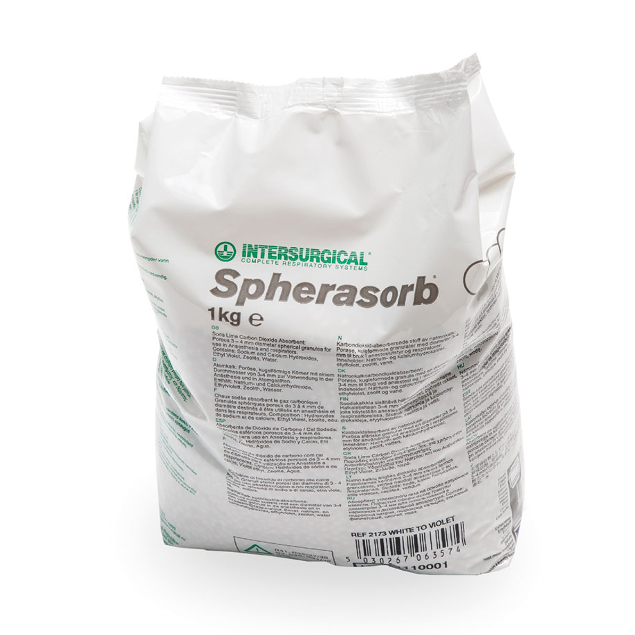 Atemkalk Spherasorb 1 kg, in Kugelform