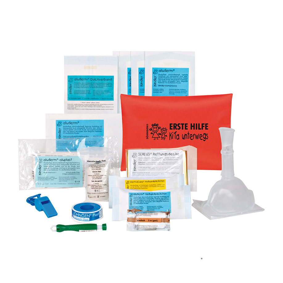 Erste-Hilfe-Tasche KiTa unterwegs orange