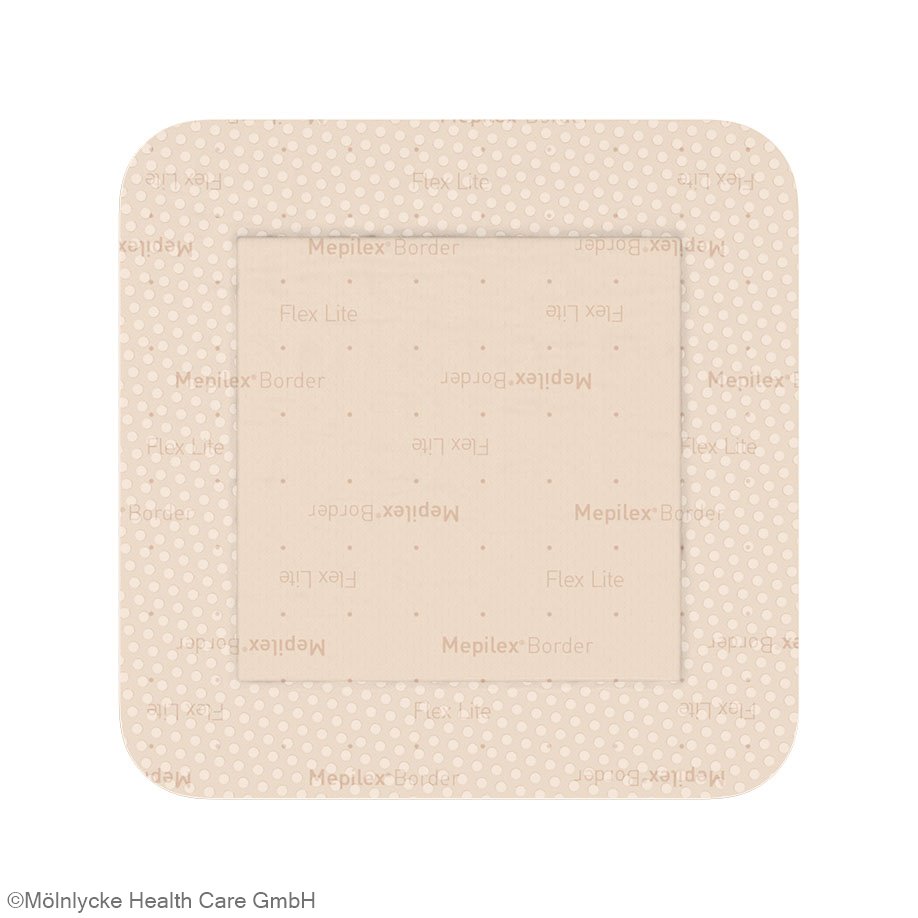 Mepilex Border Flex Lite Schaumverband steril, 15 x 15 cm (5 Stck.)