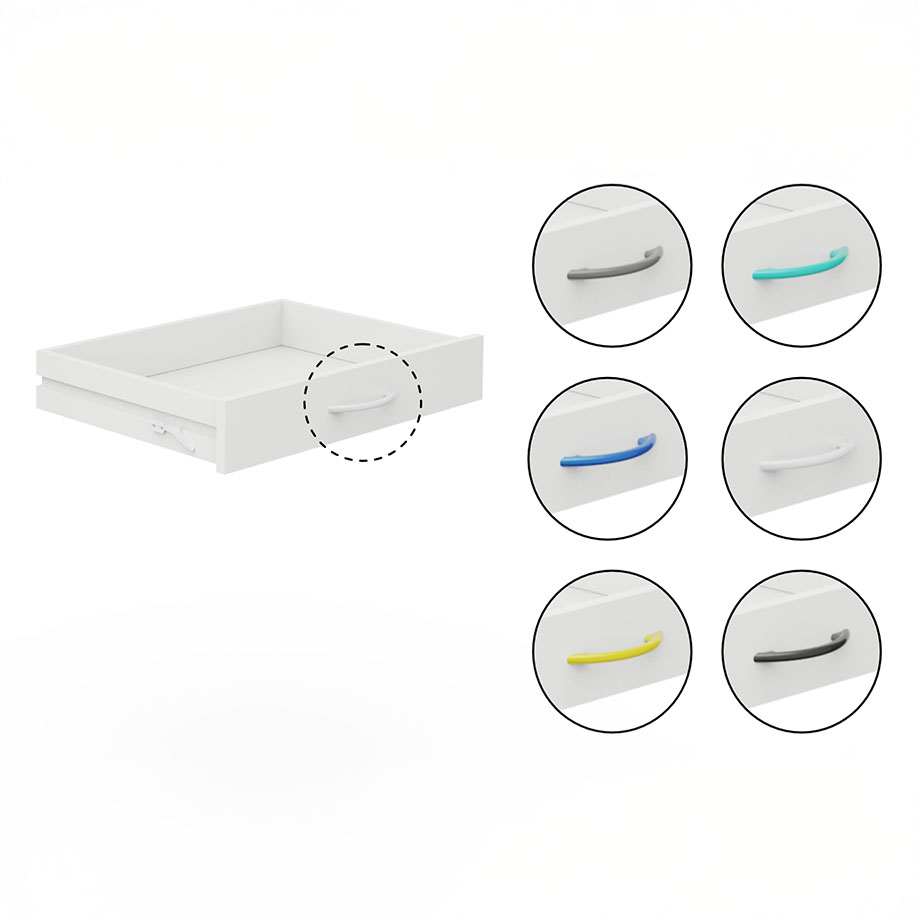 Schubladengriff blau