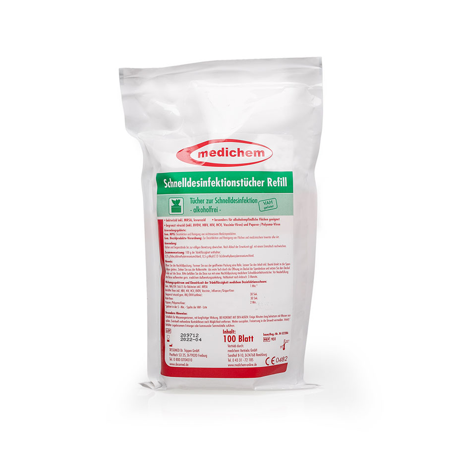 medichem Schnelldesinfektionstücher,