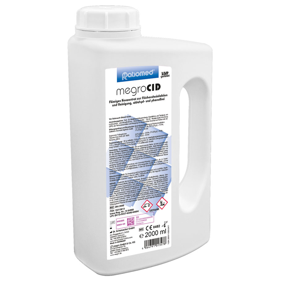 megroCID 2 Ltr. Flächendesinfektion
