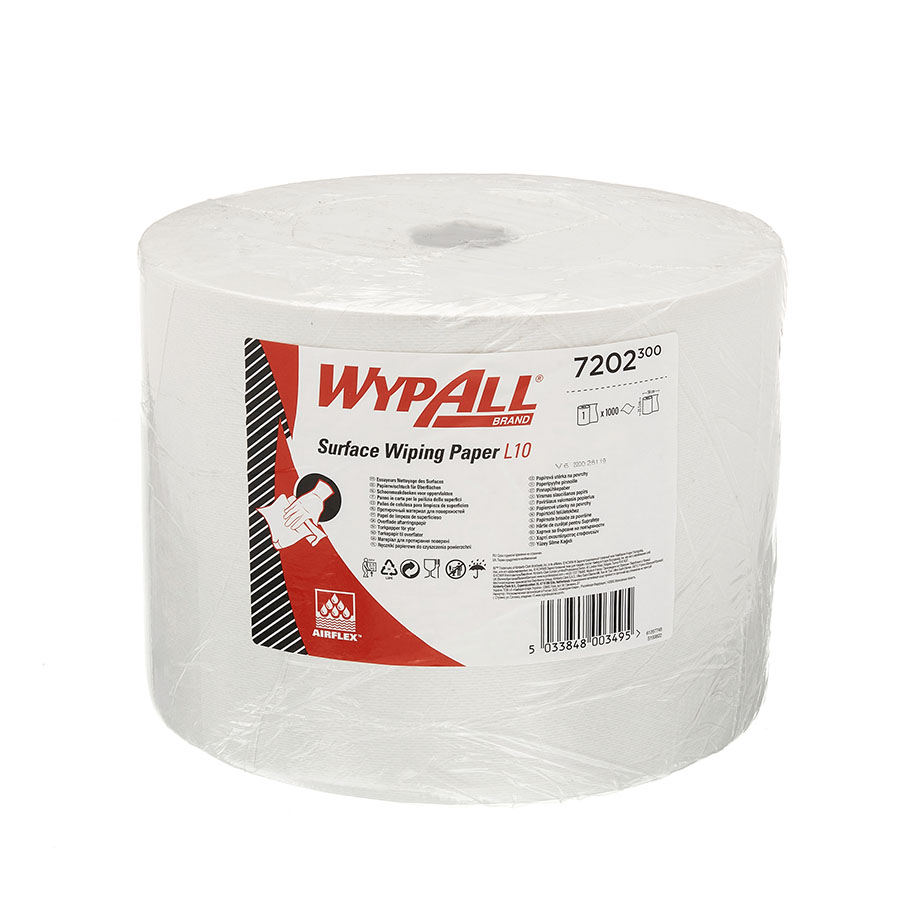 WYPALL Papierwischtücher Großrolle L 10,