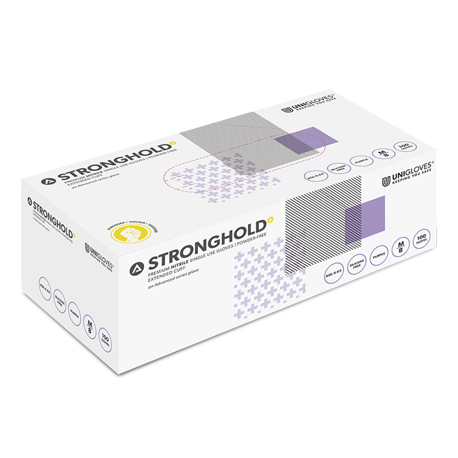 STRONGHOLD+ Nitril U.-Handschuhe Gr. XS