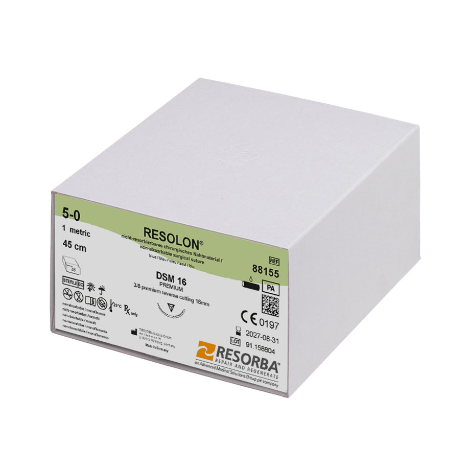 RESOLON DSM 16 5/0=1 blau monofil,