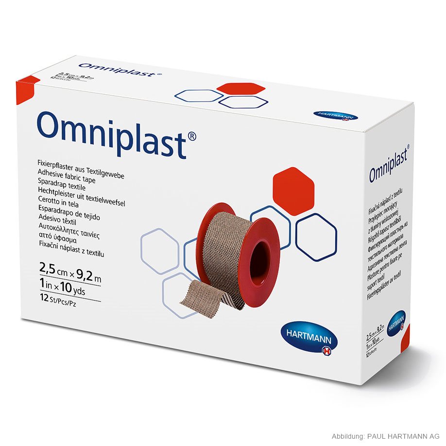 Omniplast Fixierpflaster 9,2 m x 2,5 cm