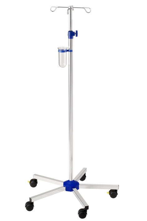 Infusionsständer verchromt mit