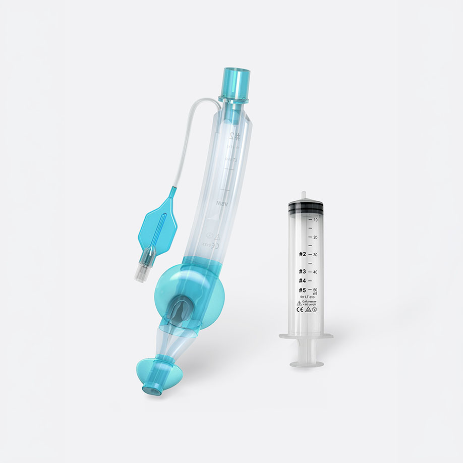 Einmal-Larynx-Tubus LTevo Einzel-Set steril, mit Spritze, Gr. 2 für Patientengewicht 10-25 kg