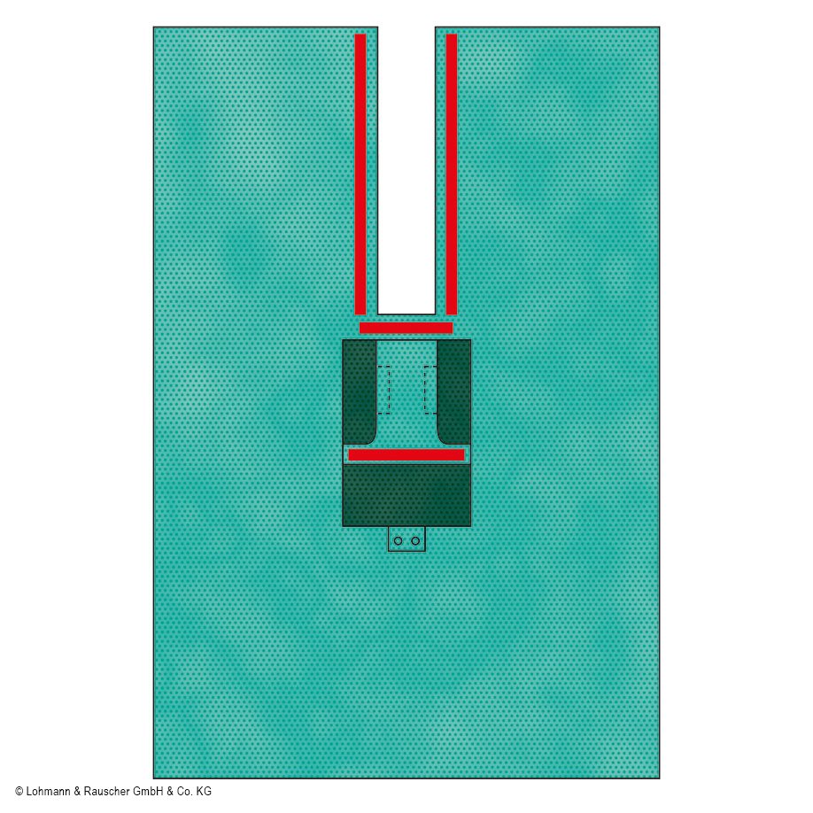 Raucodrape PRO Schlitztücher 2-lagig