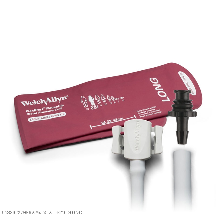 FlexiPort Manschette, wiederverwendbar, 1-Schlauch, für Erwachsene, groß, lang,