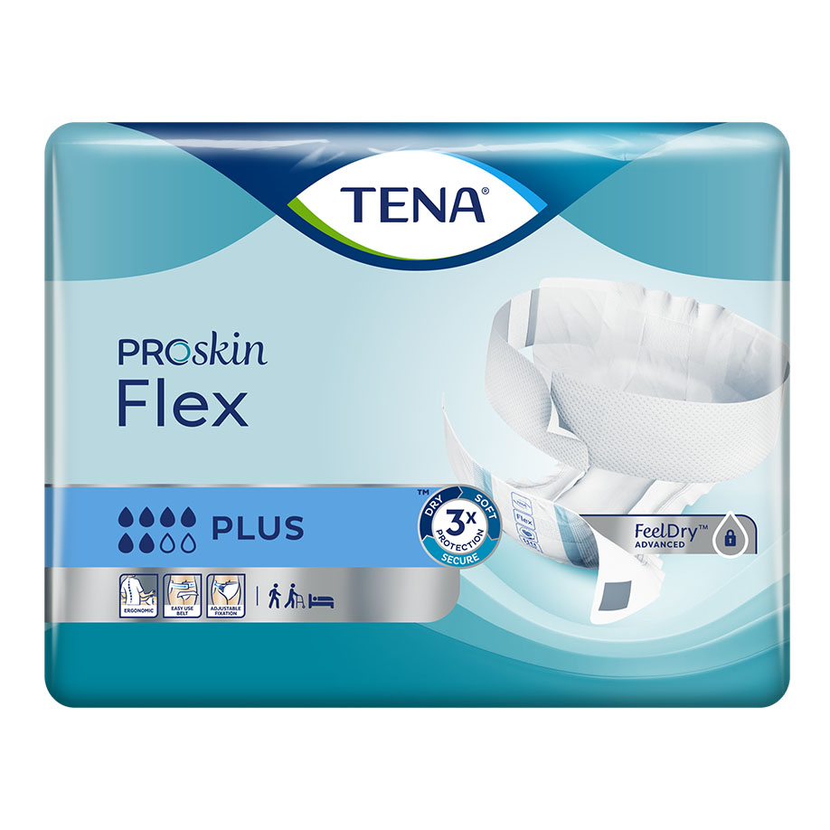 TENA Flex Plus M blau (3 x 30 Stck.),