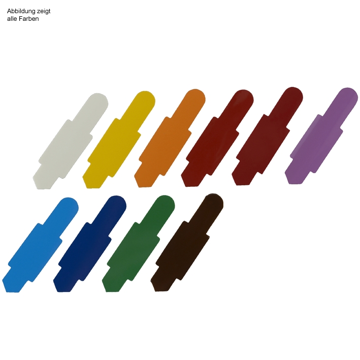 Karteireiter DIN A4 grün (100 Stck.)