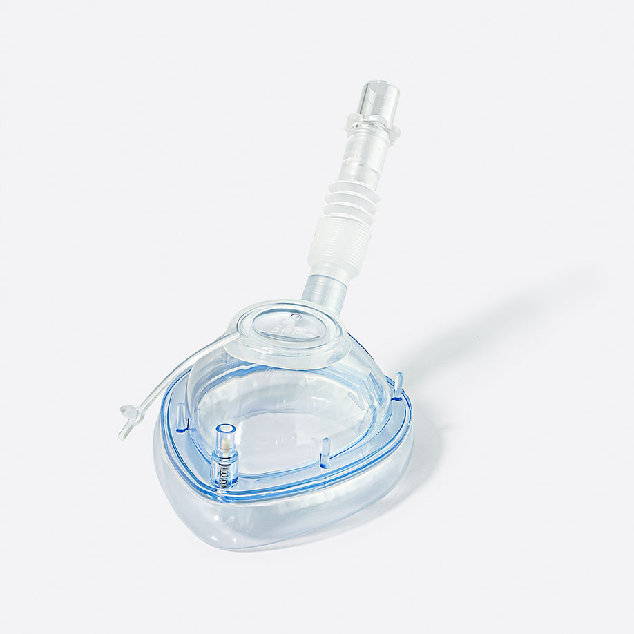 Endoskopiemaske Gr. 3 für Kinder, mit Silikonmembrane 3 mm