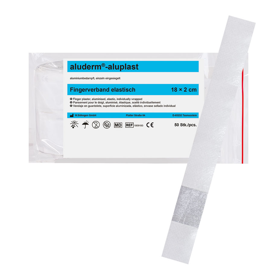 aluderm-aluplast Fingerverband elastisch ca. 18 x 2 cm (50 Stck.)