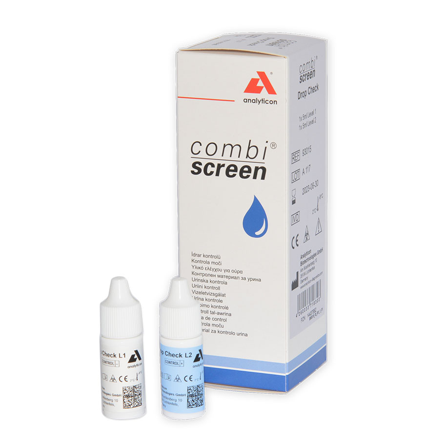 CombiScreen Drop Check Control (2 x 5 ml, Level 1 + Level 2)