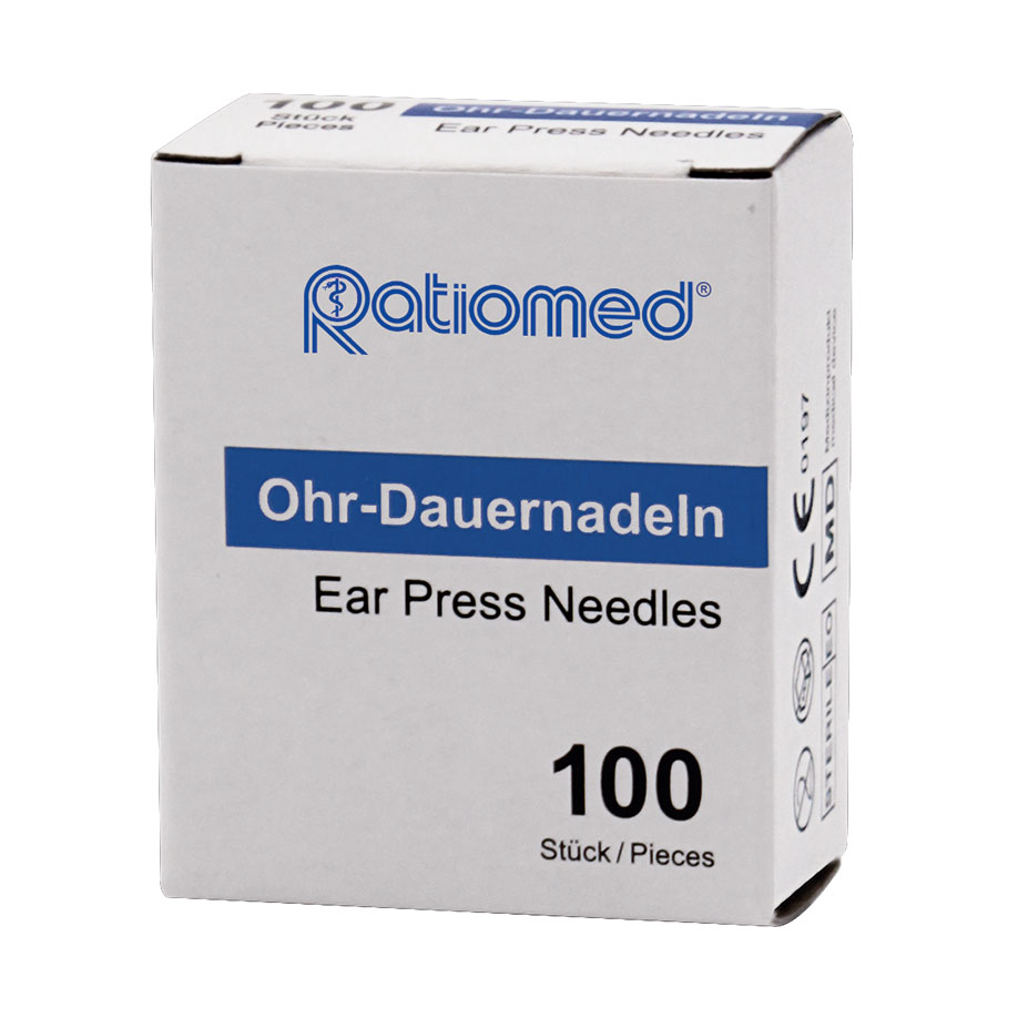 Ohr-Dauernadeln ratiomed 0,25 x 1,0 (10 x 10 Stck.)