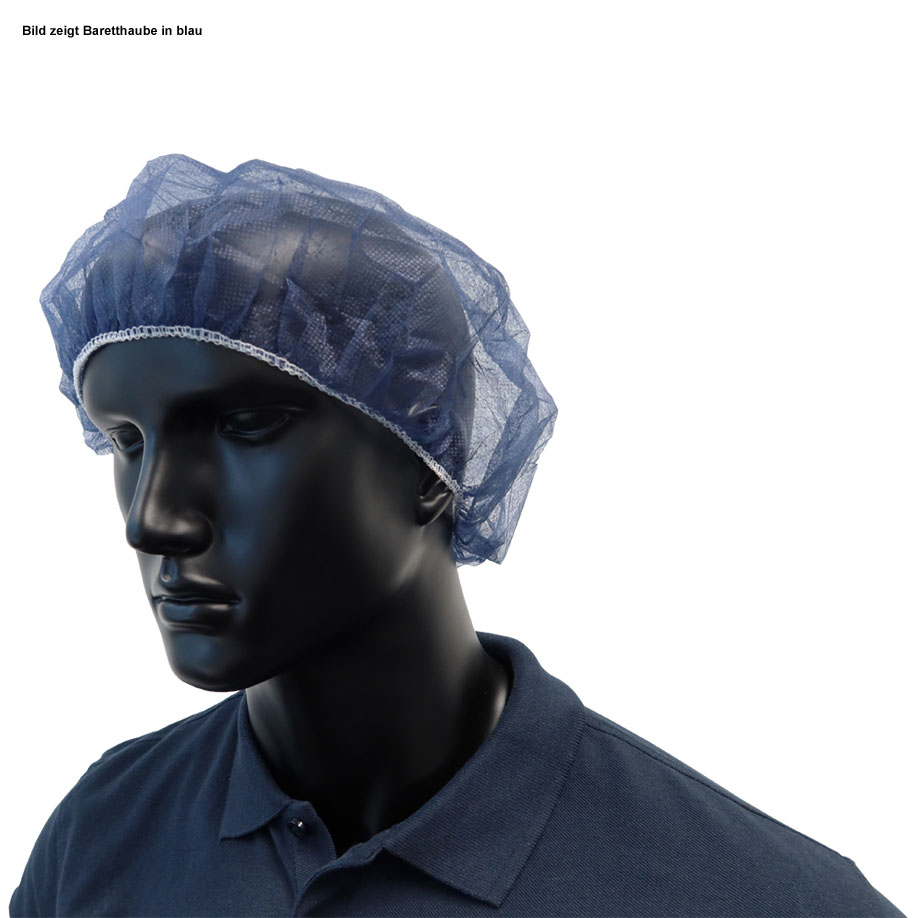 Baretthauben mittel Ø 52 cm, weiß