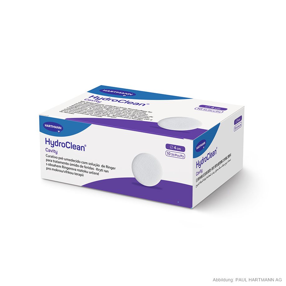 HydroClean cavity Wundkissen steril Ø 4 cm (10 Stck.)