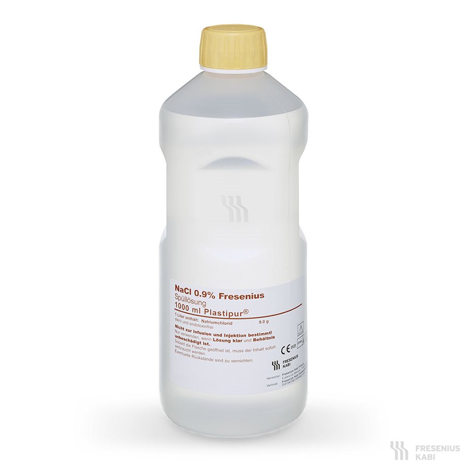 NaCl. 0,9 % Fresenius, Plastipur