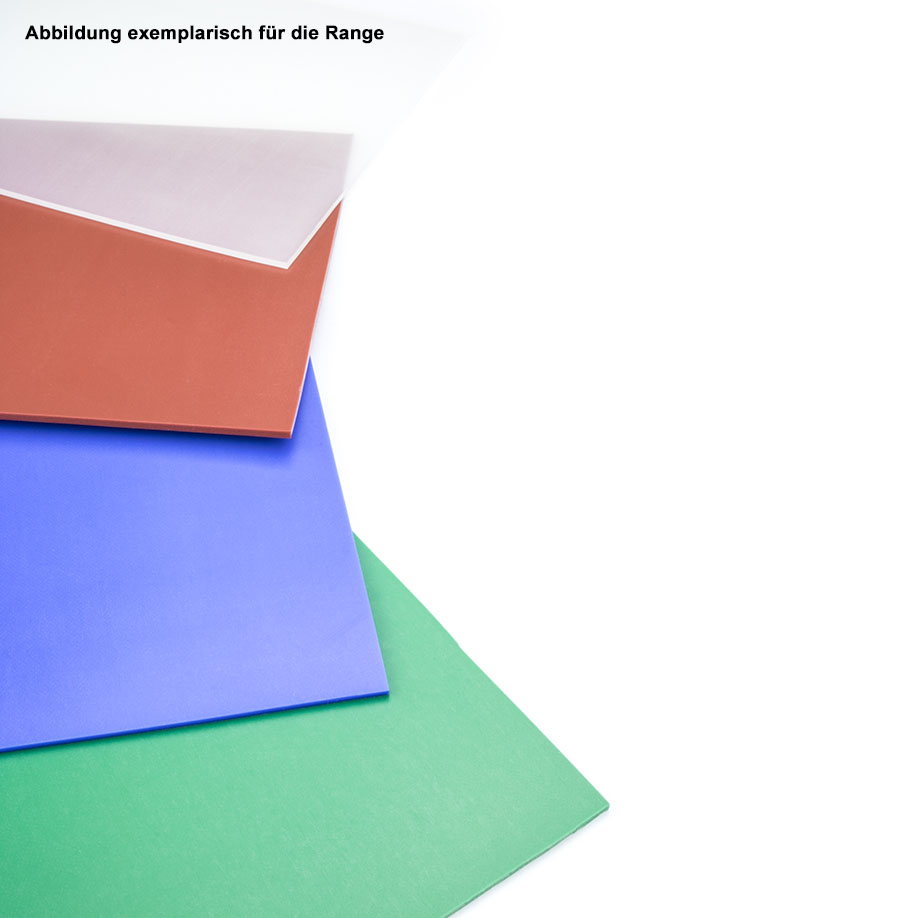 Packtischlauflage aus Silikon, 1300 x 550 mm blau, Stärke 2 mm