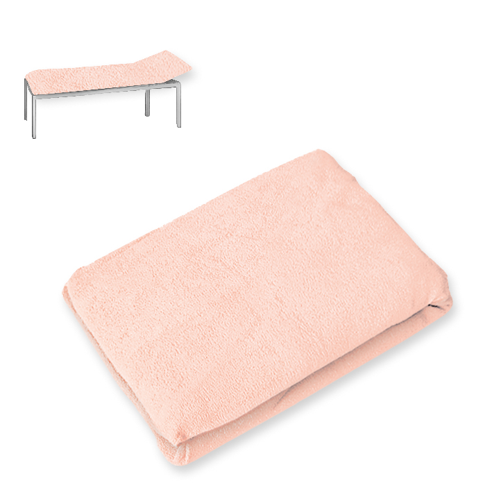 Liegenbezug Frottee apricot,
