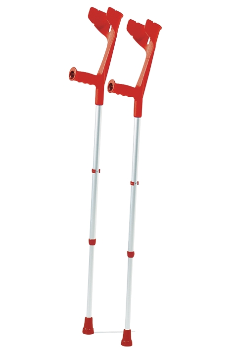 *Unterarmgehstützen feuerrot