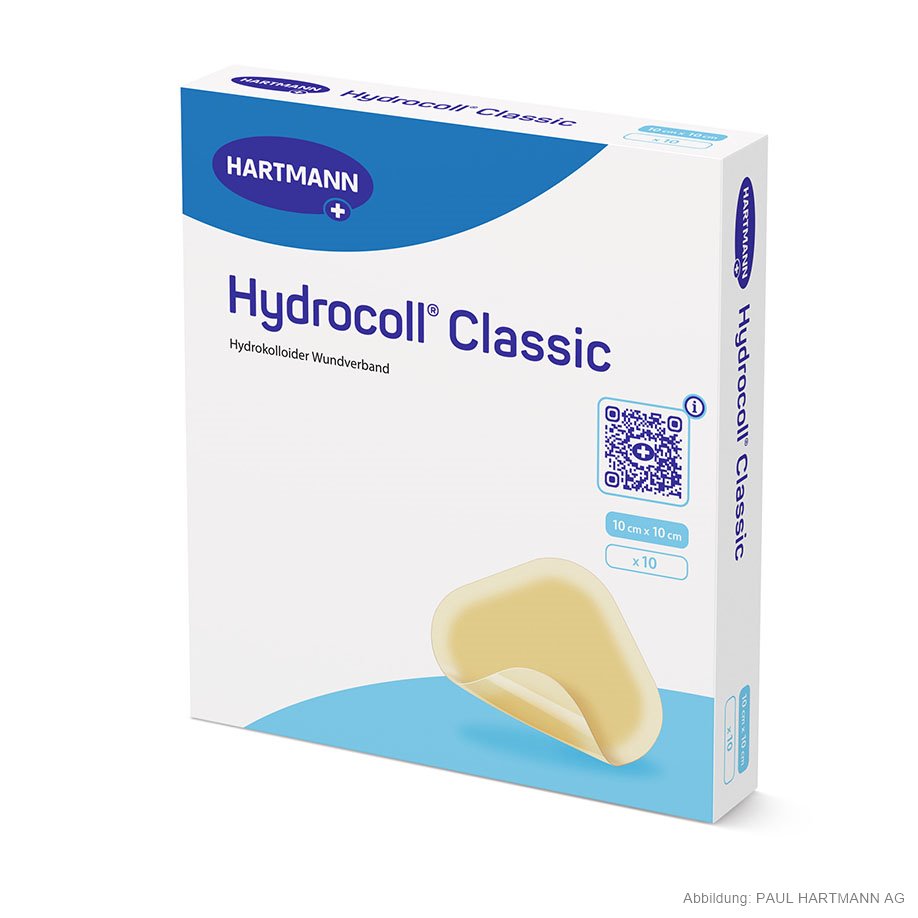 Hydrocoll Classic Wundverband steril, 10 x 10 cm (10 Stck.)