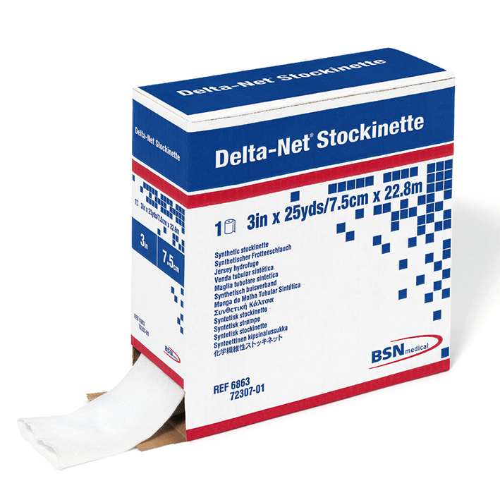 Delta-Net Stockinette weiß,