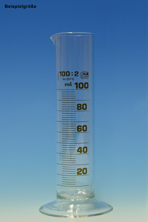 Messzylinder, Rundfuß 25 ml