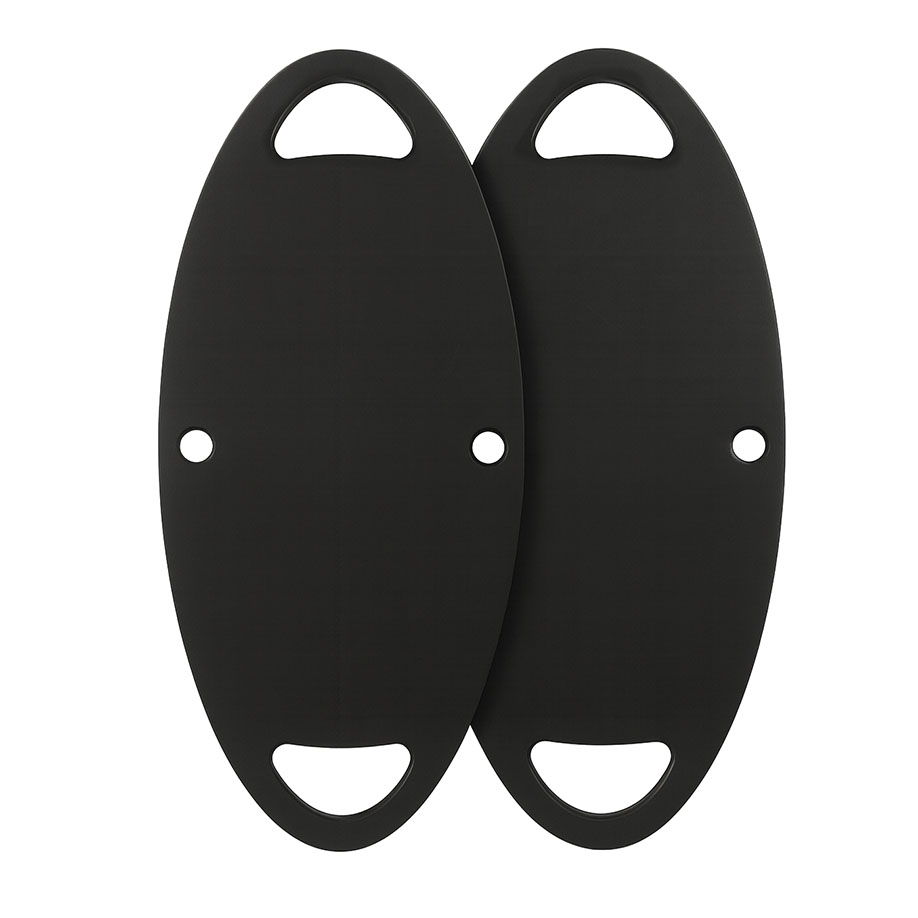 Flexi Board oval L, schwarz 85 x 40 cm, Polyethylen