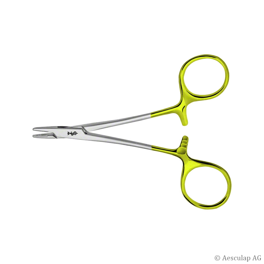 DUROGRIP Nadelhalter, DERF ,TC, gerade, 12 cm (4 3/4"), Backe: mit 0,4 mm Verzahnung, für Naht 4/0-6/0