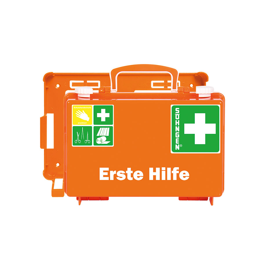 Erste-Hilfe Koffer QUICK-CD leer, orange