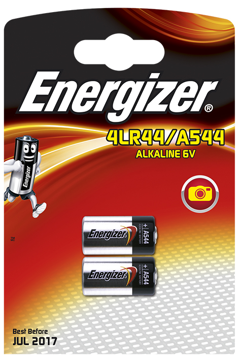 Energizer Spezialbatterie A544, Typ 4LR44 6 V (2er-Pack)