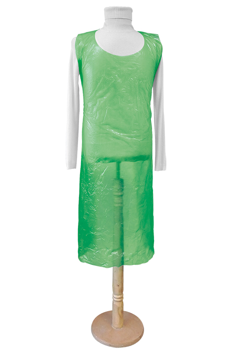 Einmal-Schürzen grün