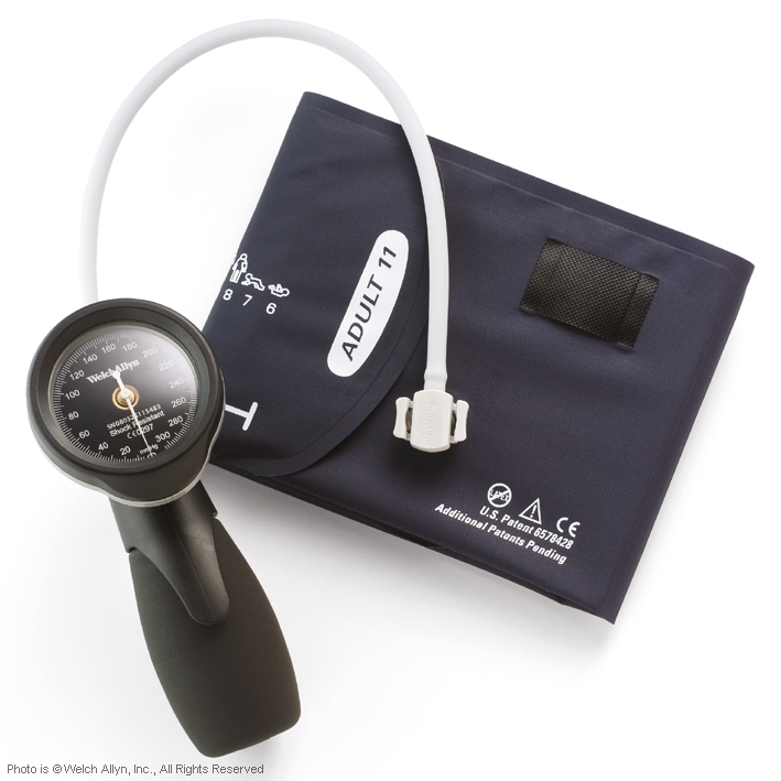 DuraShock Blutdruckmessgerät DS65 Ø 50 mm, verchromt, 1-Schlauch,