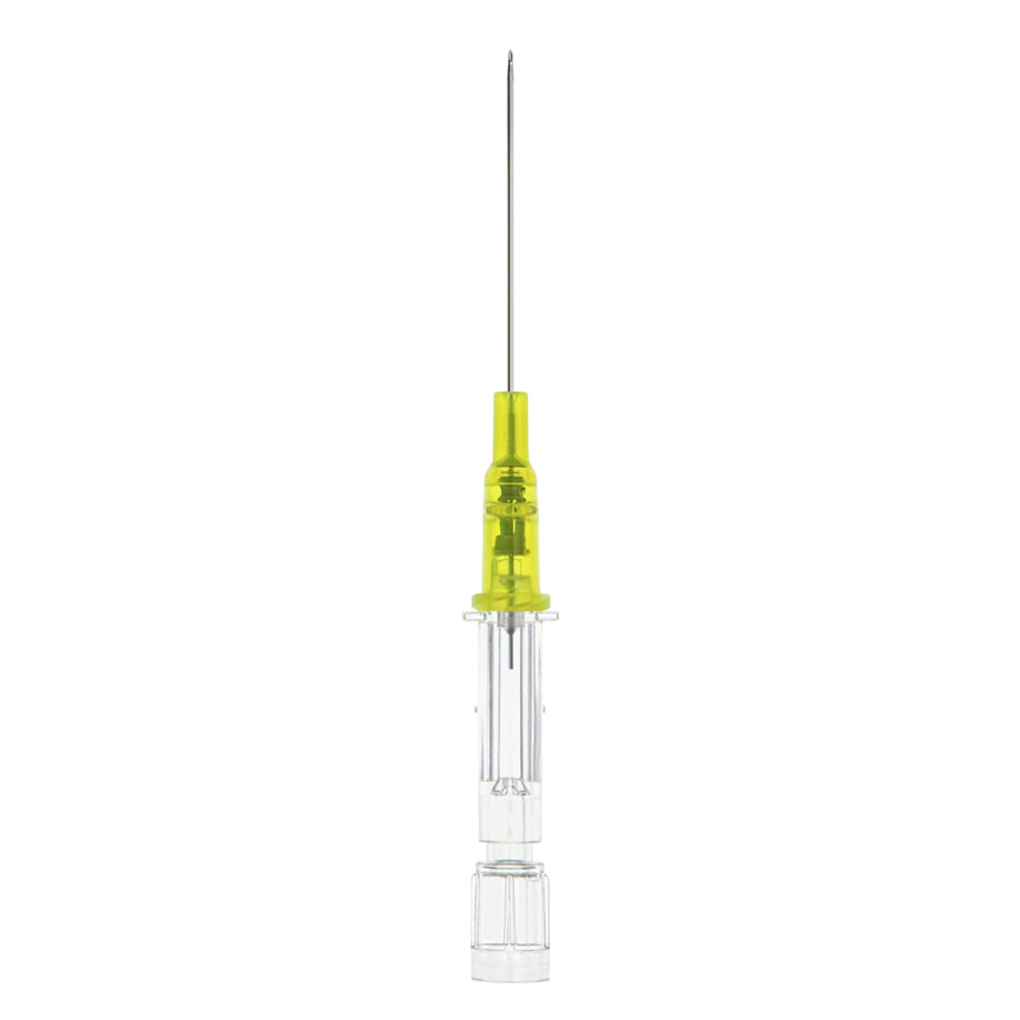 Introcan Safety PUR Venenverweilkanüle 24 G, 0,7 mm, gelb, 32 mm Stichlänge