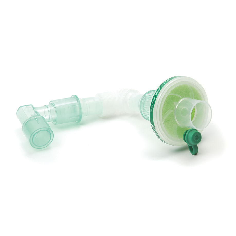 Clear Therm Midi HMEF mit Luer Port, Superset-Gänsegurgel und Winkel